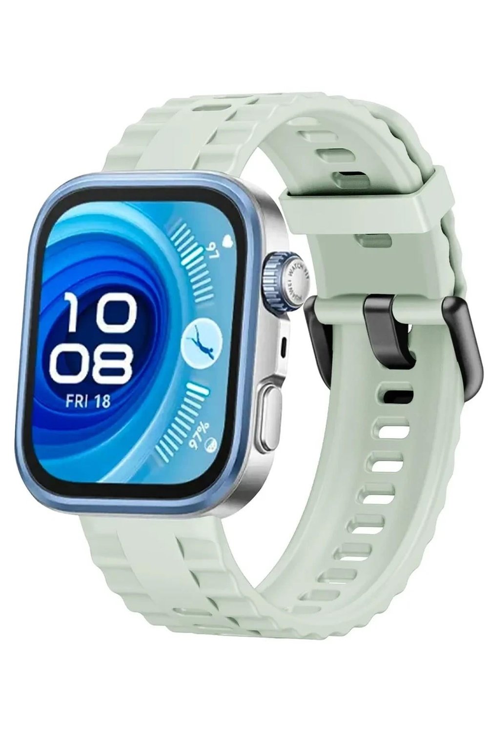 Mey İthalat®  Huawei Watch Fit 3 Klasik Kordon - Açık Yeşil