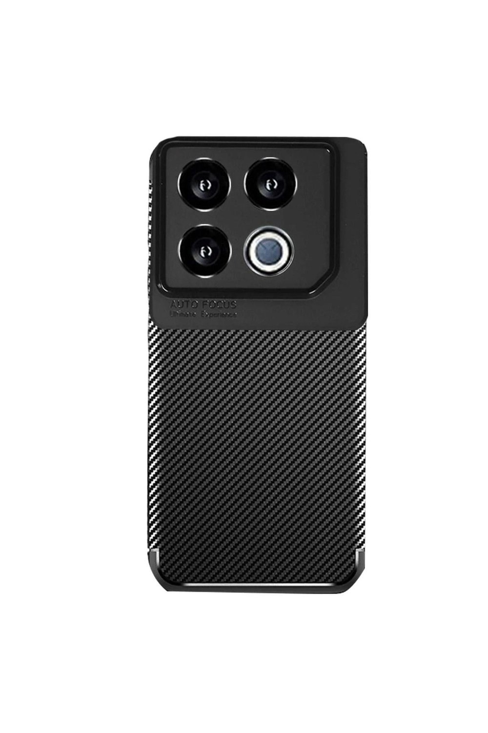 Mey İthalat®  İnfinix GT 20 Pro Kılıf Auto Focus Karbon Kapak - Siyah