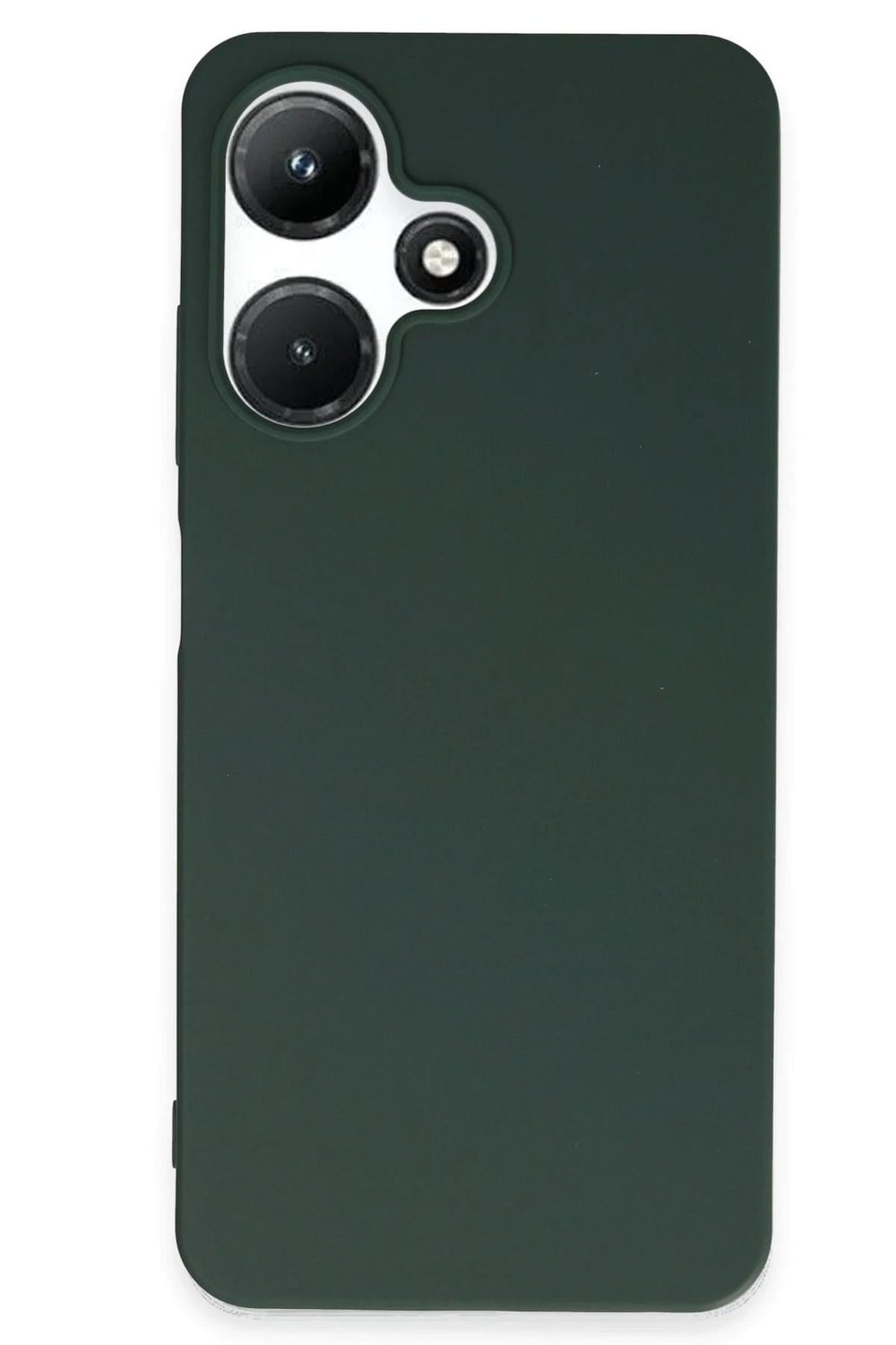 Mey İthalat®  İnfinix Hot 30i Kılıf First Silikon - Koyu Yeşil