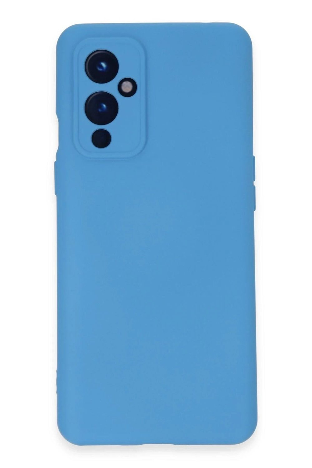 Mey İthalat®  One Plus 9 Kılıf Nano içi Kadife Silikon - Mavi