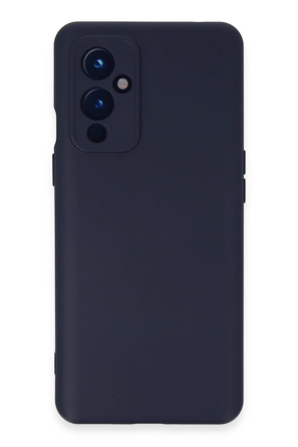 Mey İthalat®  One Plus 9 Kılıf Nano içi Kadife Silikon - Lacivert