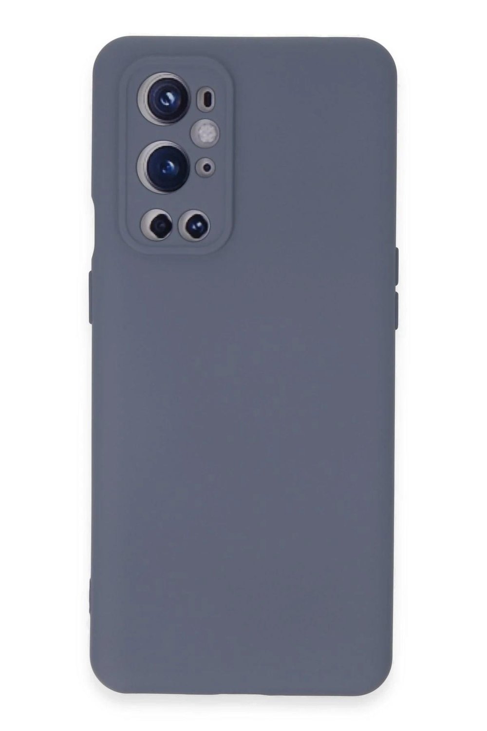 Mey İthalat®  One Plus 9 Pro Kılıf Nano içi Kadife Silikon - Gri