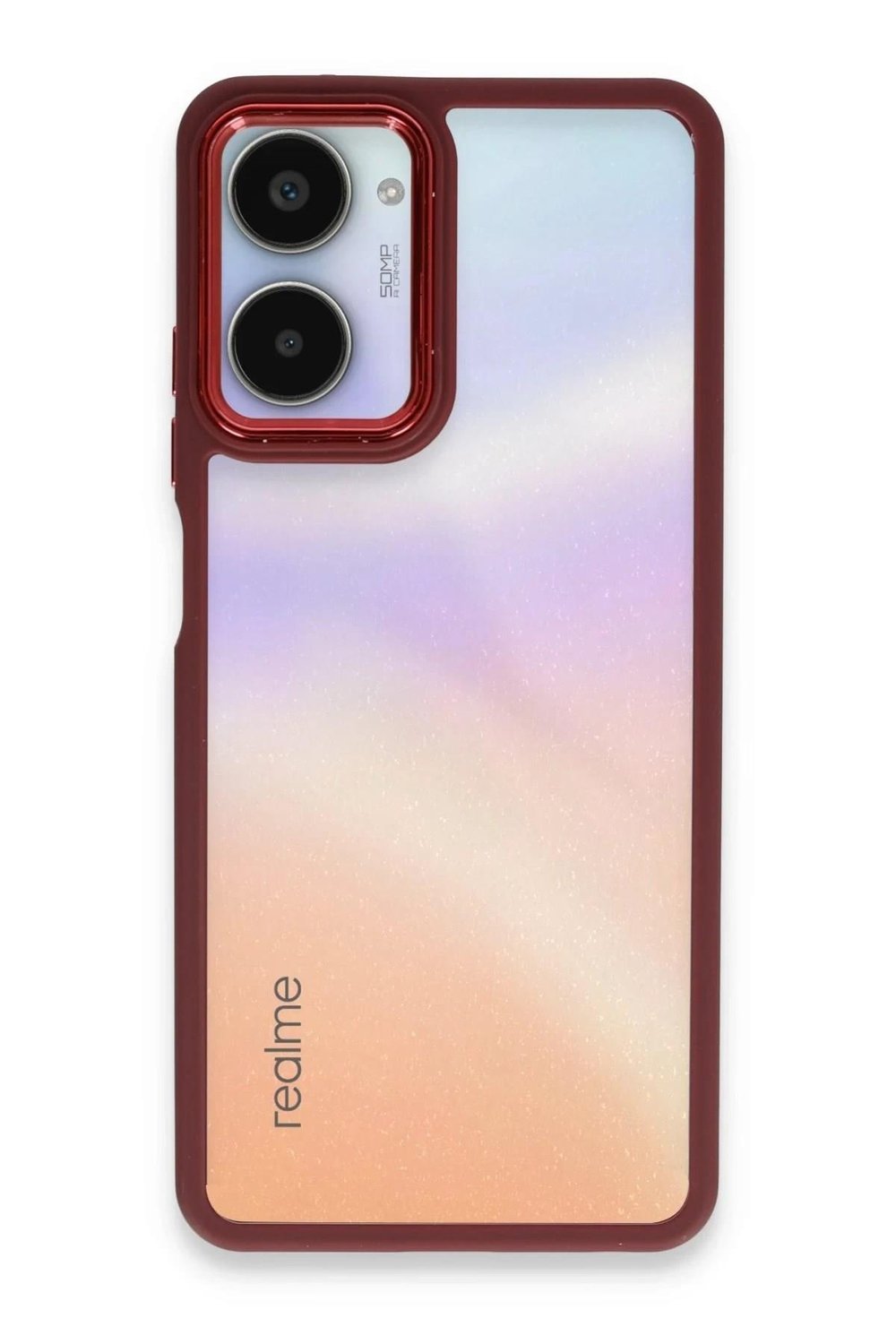 Mey İthalat®  Realme 10 Pro 5G Kılıf Dora Kapak - Kırmızı