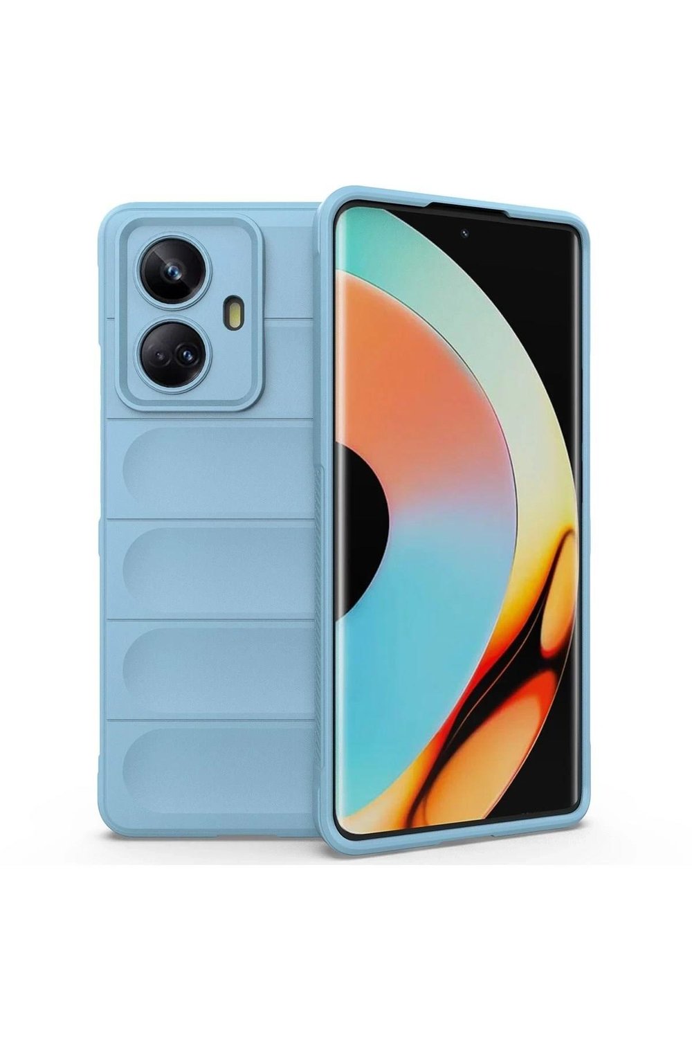 Mey İthalat®  Realme 10 Pro 5G Kılıf Optimum Silikon - Sky Blue
