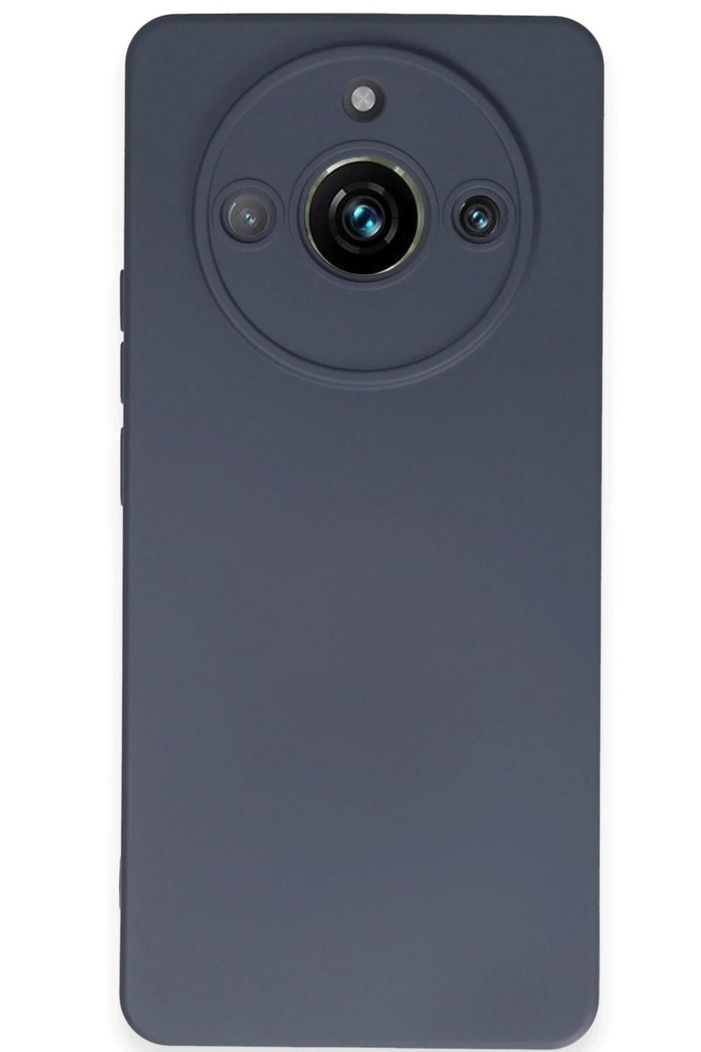 Mey İthalat®  Realme 11 Pro Kılıf Nano içi Kadife Silikon - Gri