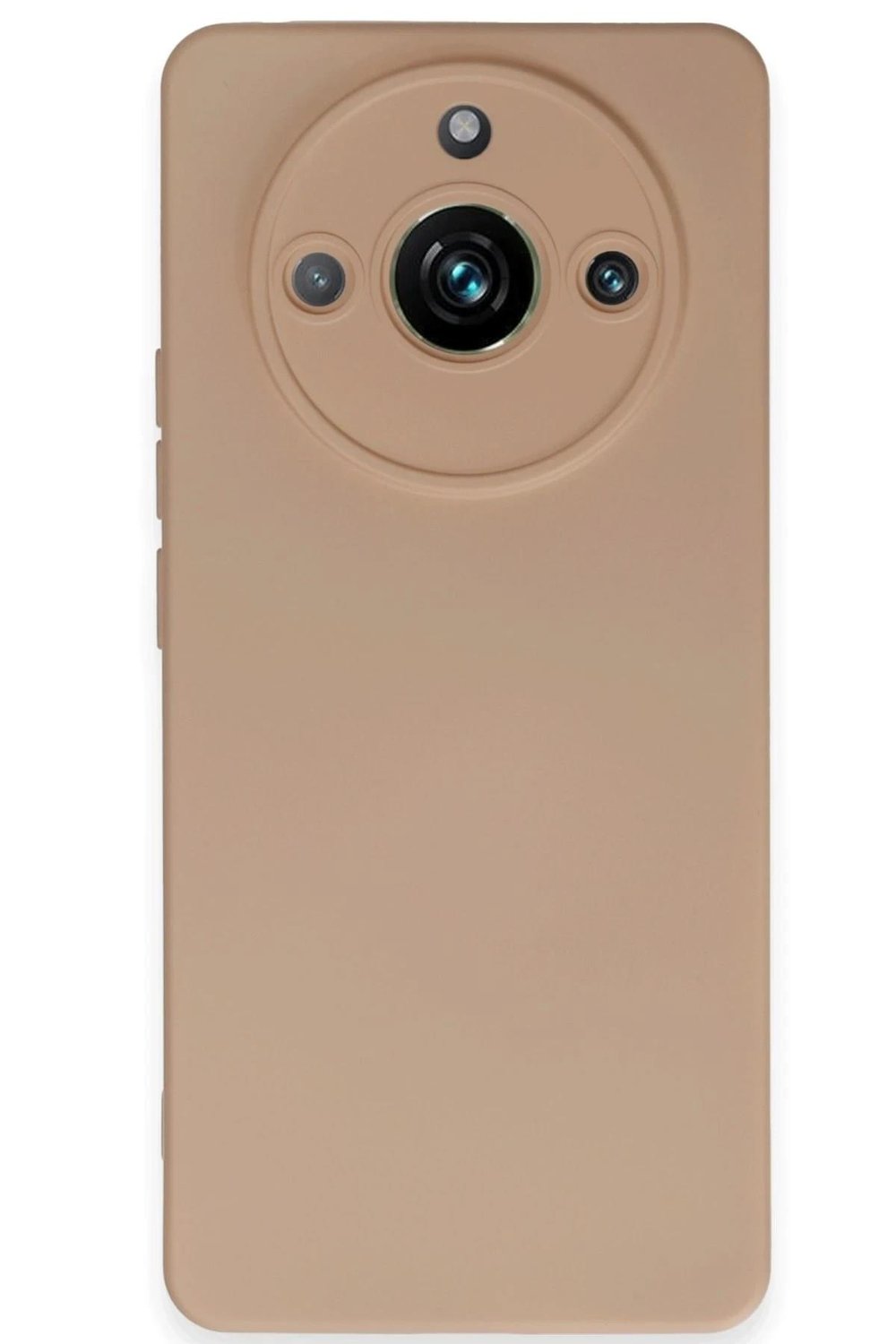 Mey İthalat®  Realme 11 Pro Kılıf Nano içi Kadife Silikon - Pudra