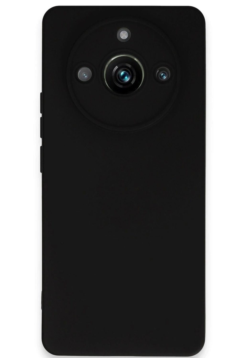 Mey İthalat®  Realme 11 Pro Kılıf Nano içi Kadife Silikon - Siyah