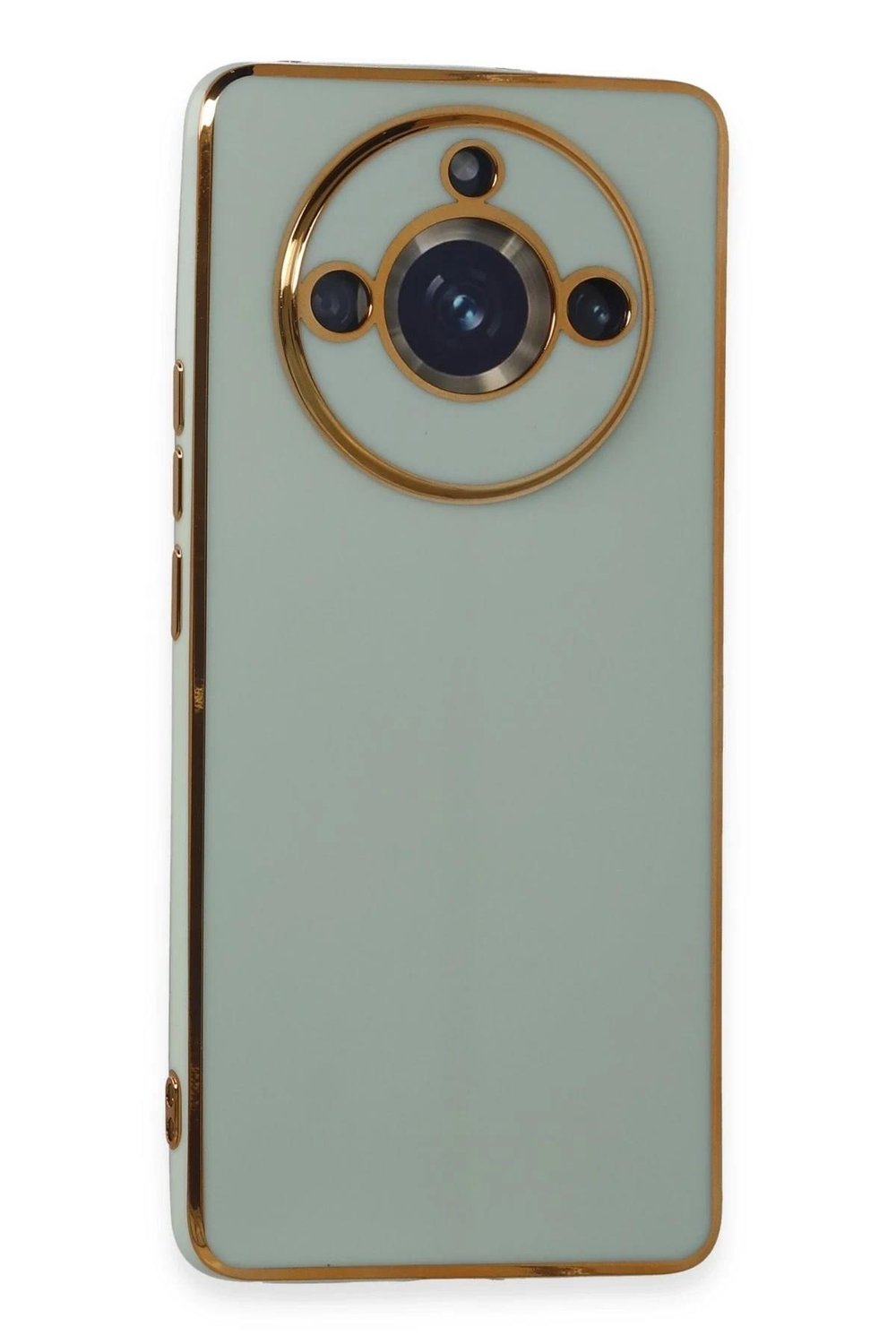 Mey İthalat®  Realme 11 Pro Kılıf Volet Silikon - Açık Yeşil