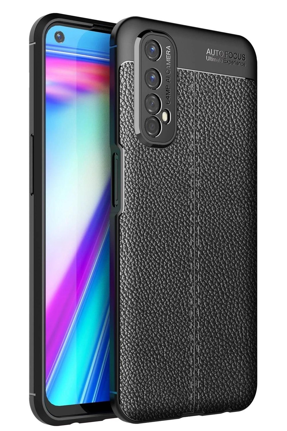 Mey İthalat®  Realme 7 Kılıf Auto Focus Kapak - Siyah