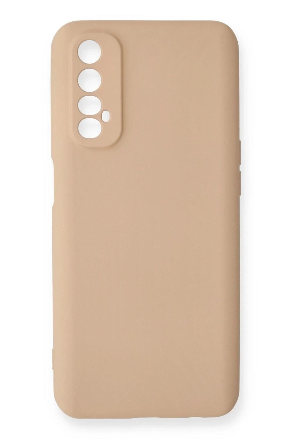 Mey İthalat®  Realme 7 Kılıf Nano içi Kadife Silikon - Pudra