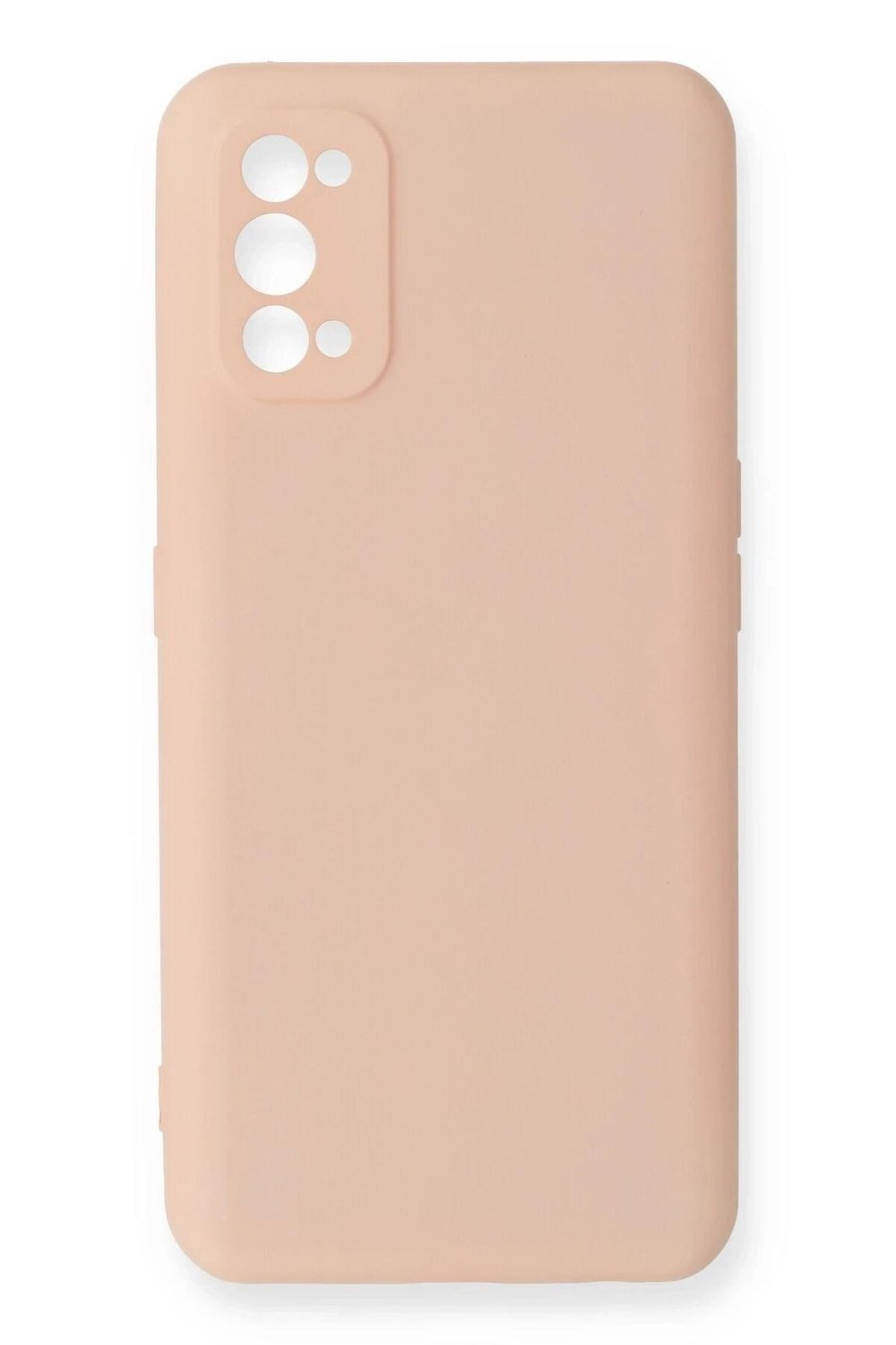 Mey İthalat®  Realme 7 Pro Kılıf Nano içi Kadife Silikon - Pudra