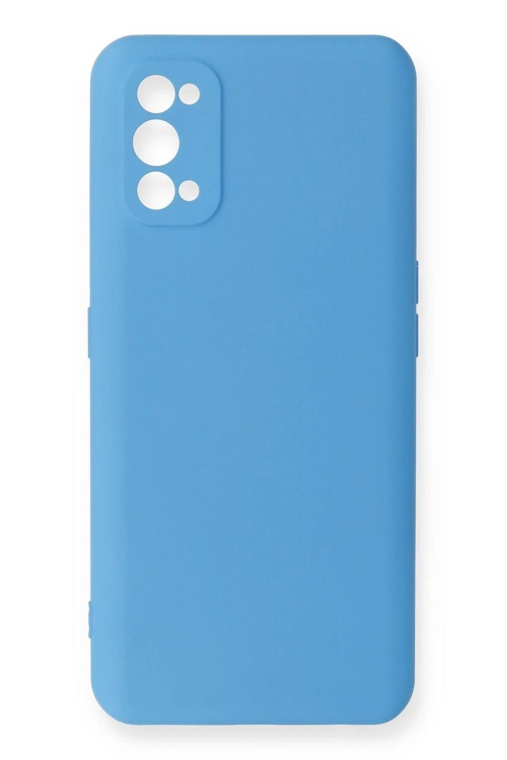 Mey İthalat®  Realme 7 Pro Kılıf Nano içi Kadife Silikon - Mavi