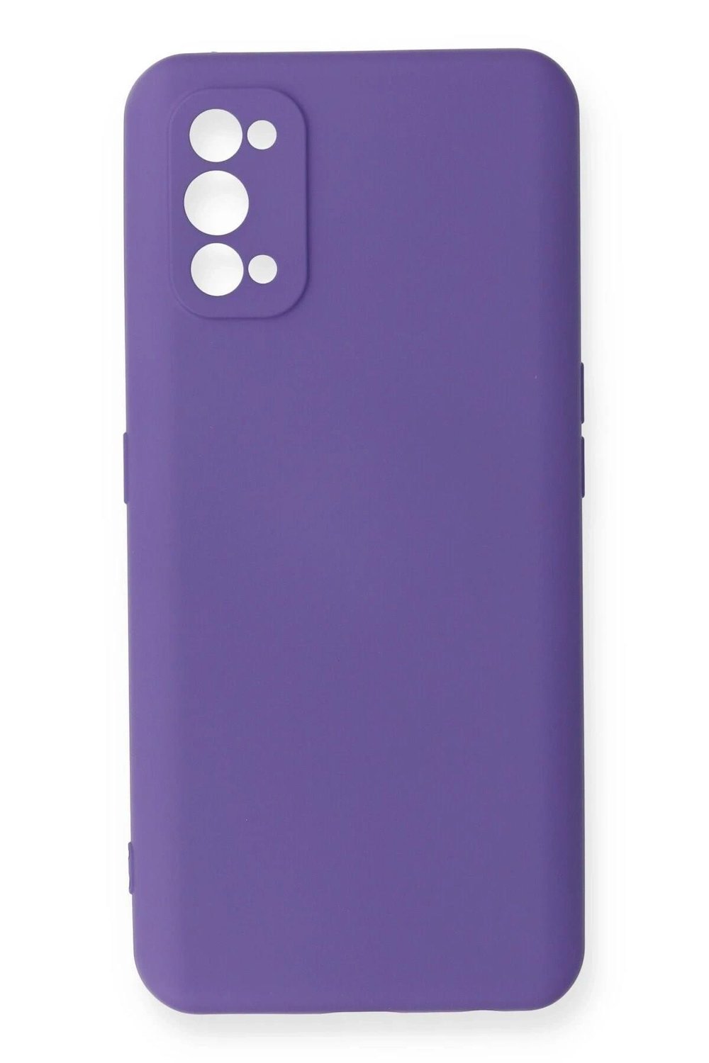 Mey İthalat®  Realme 7 Pro Kılıf Nano içi Kadife Silikon - Mor