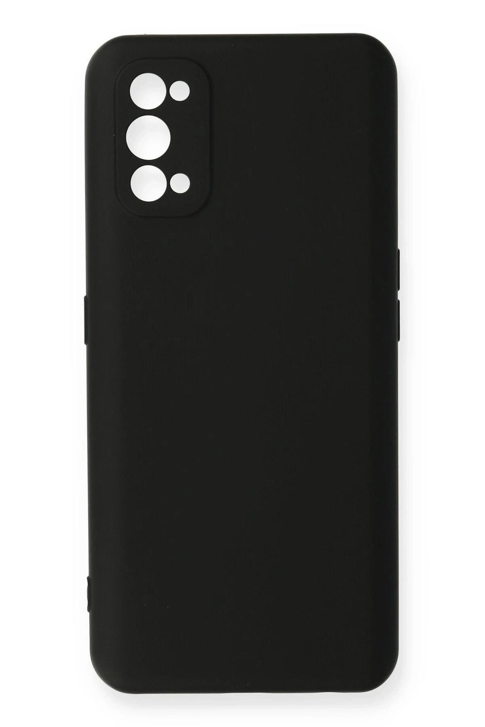Mey İthalat®  Realme 7 Pro Kılıf Nano içi Kadife Silikon - Siyah