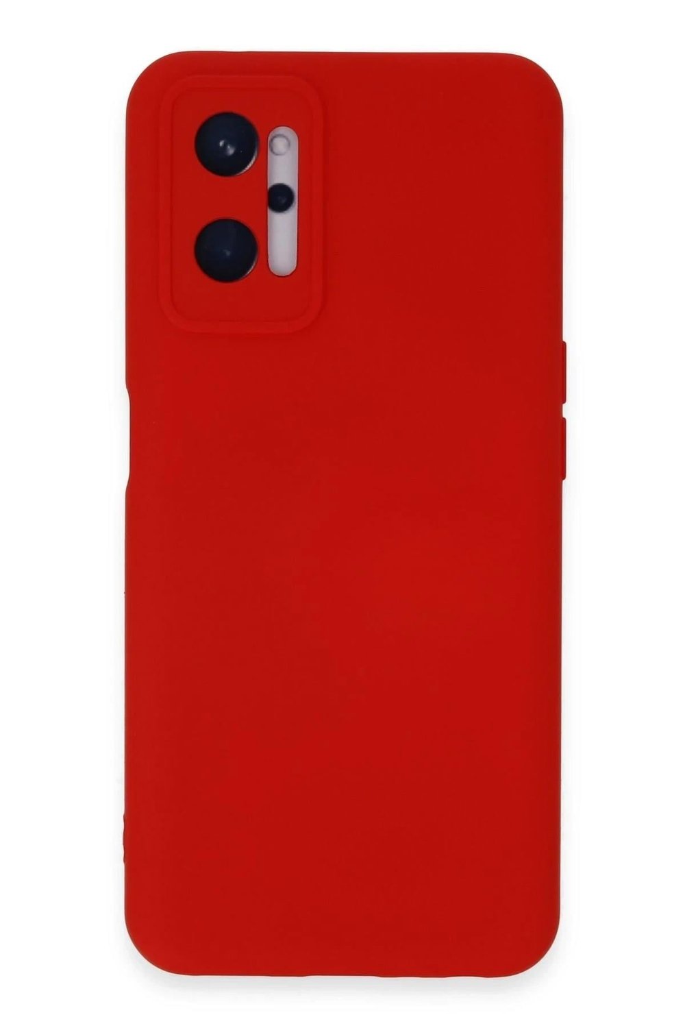 Mey İthalat®  Realme 9i 4G Kılıf Nano içi Kadife Silikon - Kırmızı