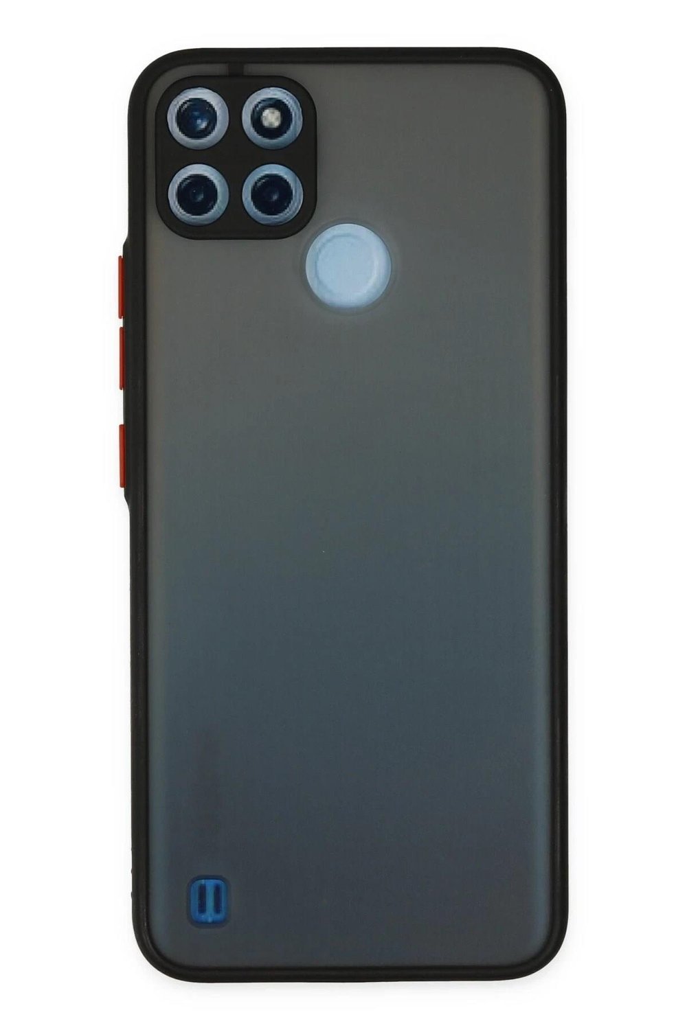 Mey İthalat®  Realme C21Y Kılıf Montreal Silikon Kapak - Siyah