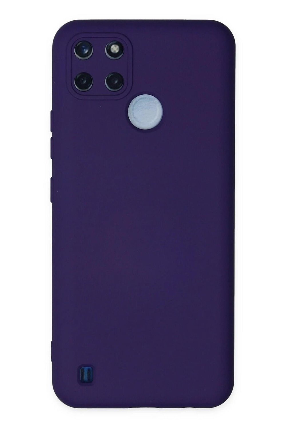 Mey İthalat®  Realme C25Y Kılıf Nano içi Kadife Silikon - Mor