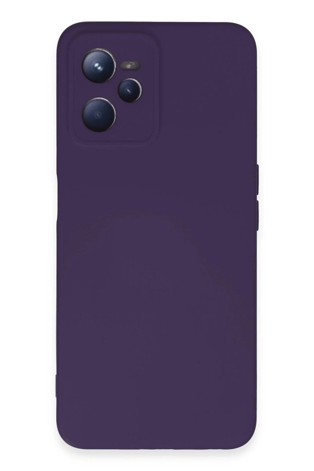 Mey İthalat®  Realme C35 Kılıf Nano içi Kadife Silikon - Mor