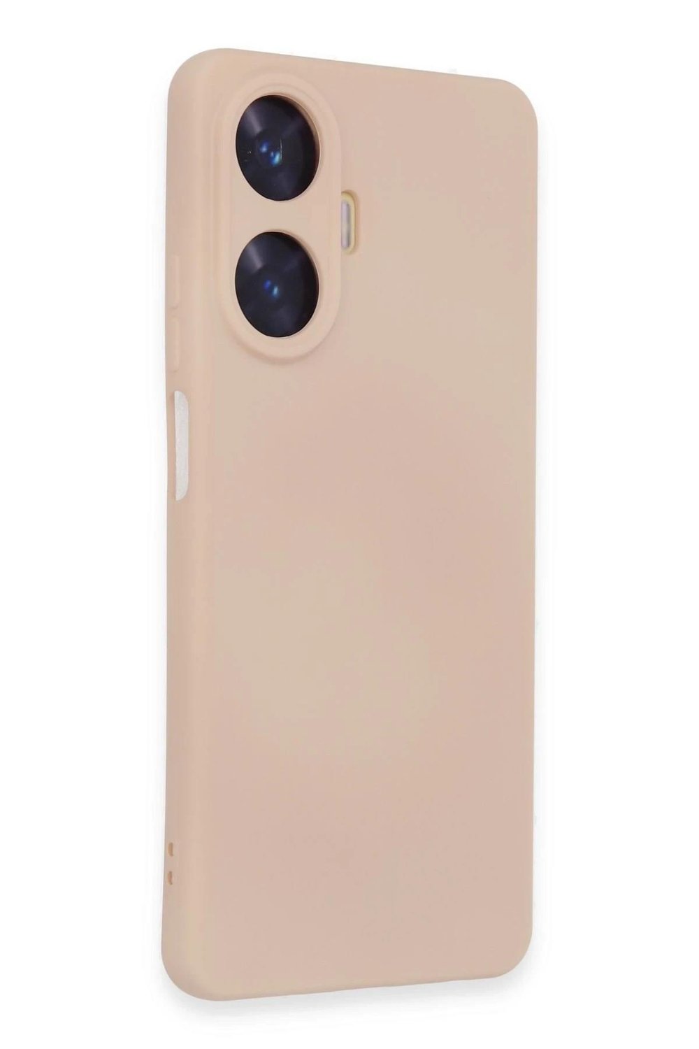 Mey İthalat®  Realme C55 Kılıf Nano içi Kadife Silikon - Pudra