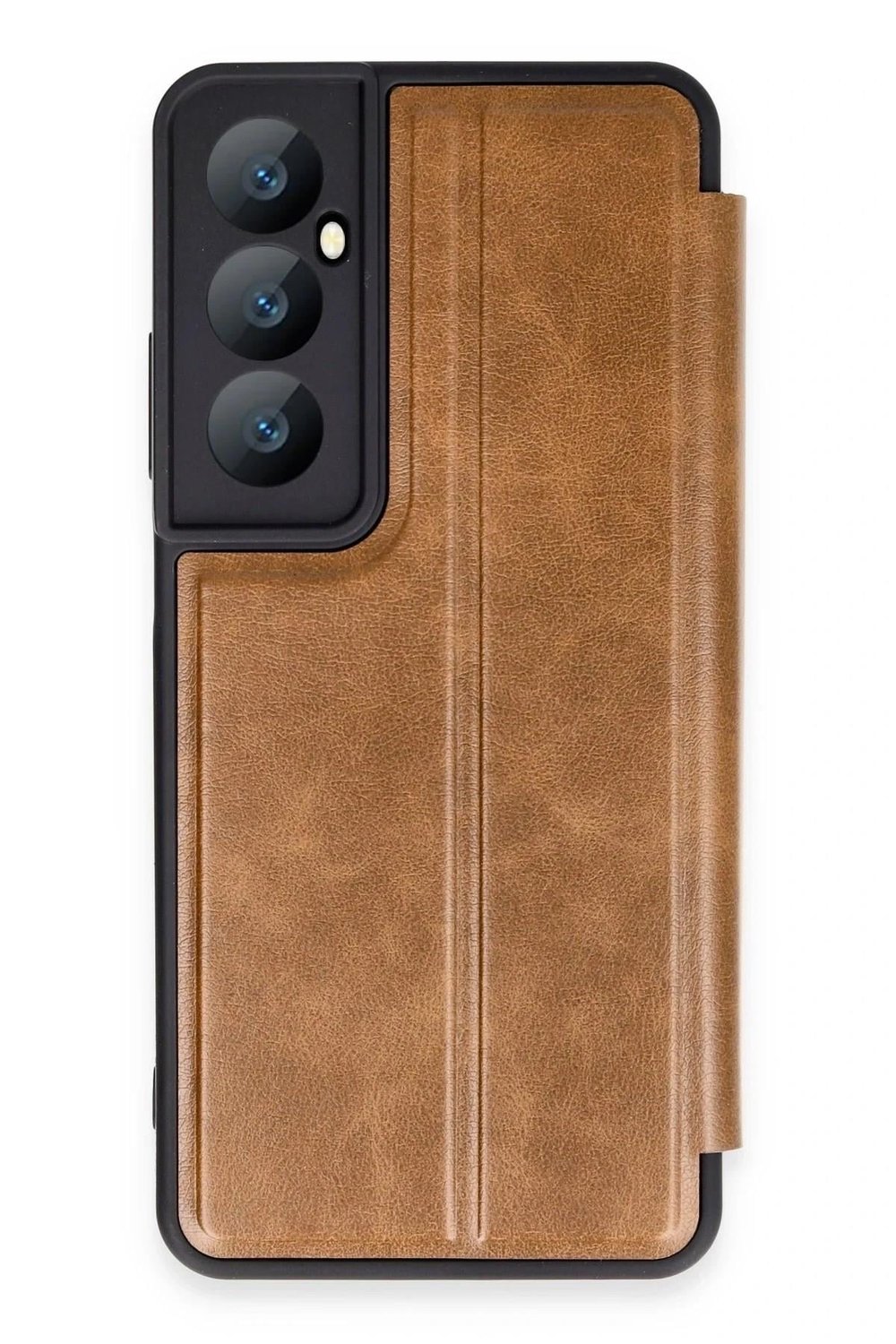 Mey İthalat®  Realme C65 Kılıf Flip Cover - Taba