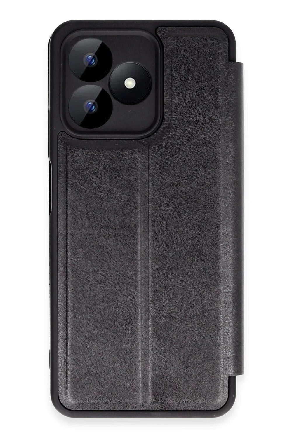 Mey İthalat®  Realme Note 50 4G Kılıf Flip Cover - Siyah
