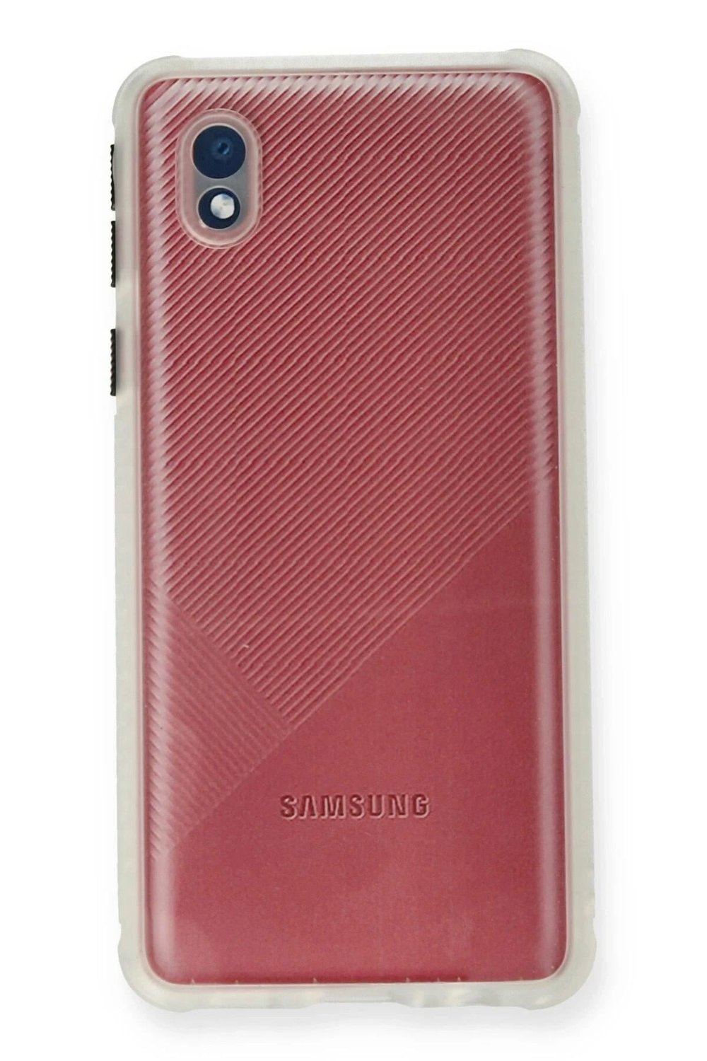 Mey İthalat®  Samsung Galaxy A01 Core Kılıf Miami Şeffaf Silikon - Şeffaf