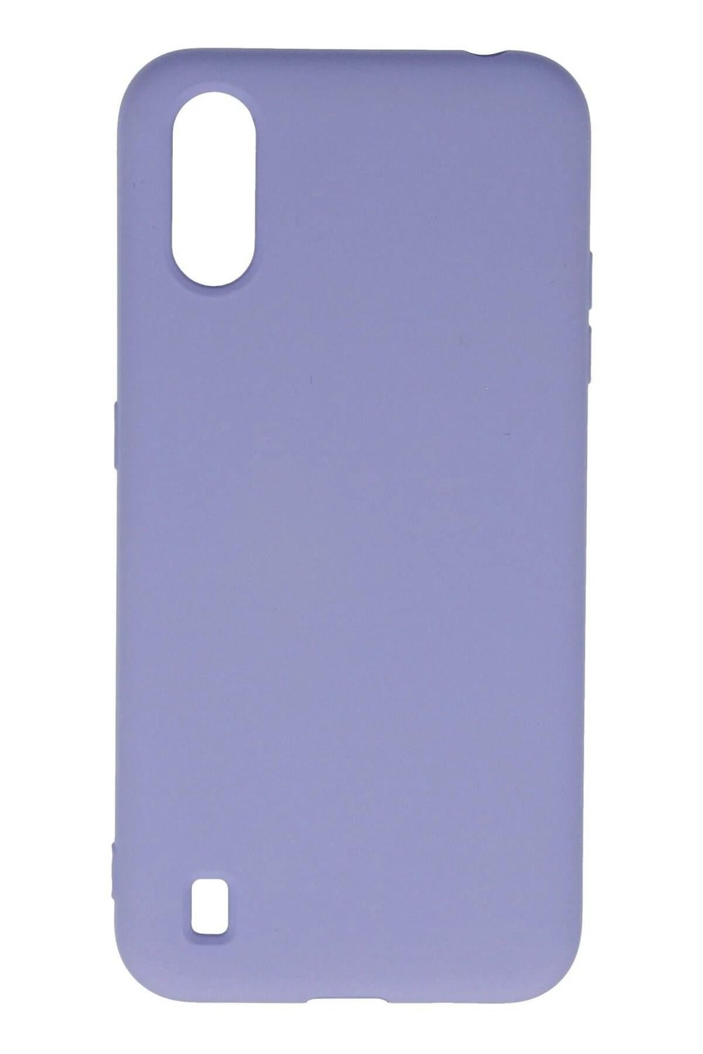 Mey İthalat®  Samsung Galaxy A01 Kılıf Nano içi Kadife Silikon - Lila