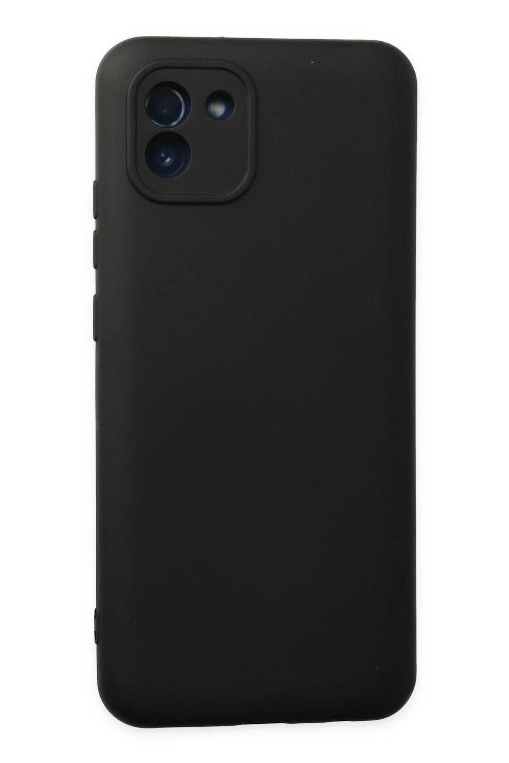 Mey İthalat®  Samsung Galaxy A03 Kılıf Nano içi Kadife Silikon - Siyah