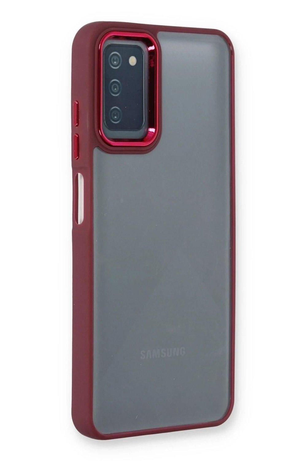 Mey İthalat®  Samsung Galaxy A03S Kılıf Dora Kapak - Kırmızı
