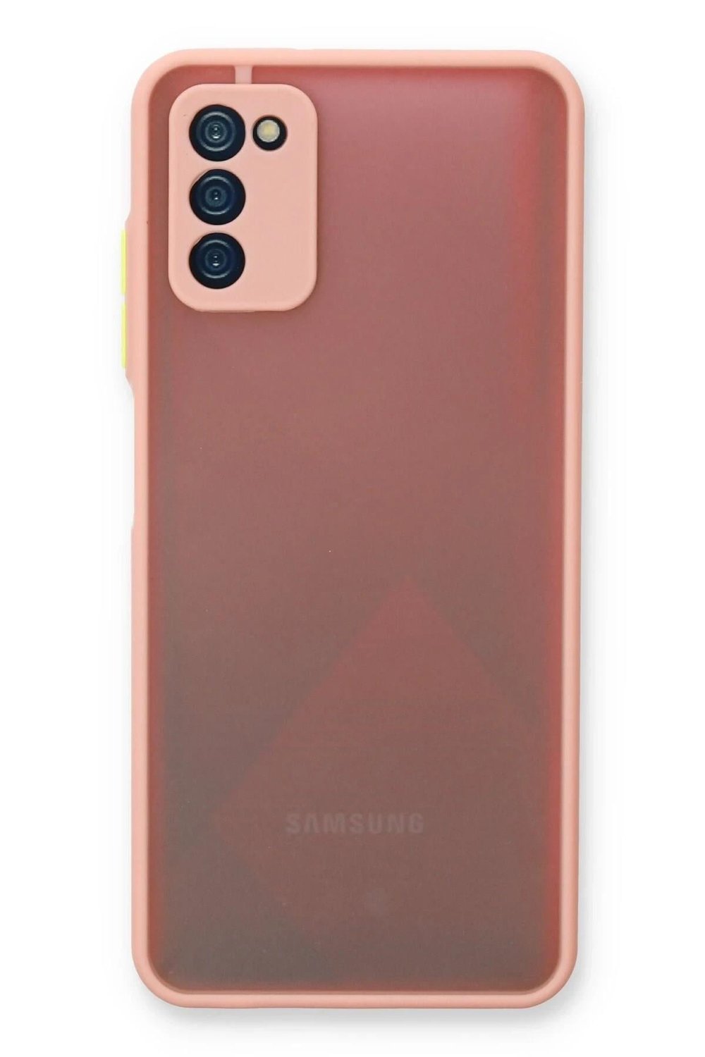 Mey İthalat®  Samsung Galaxy A03S Kılıf Montreal Silikon Kapak - Pembe