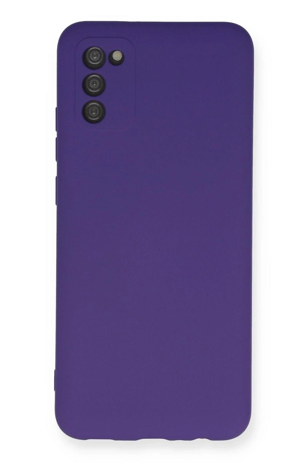 Mey İthalat®  Samsung Galaxy A03S Kılıf Nano içi Kadife Silikon - Mor