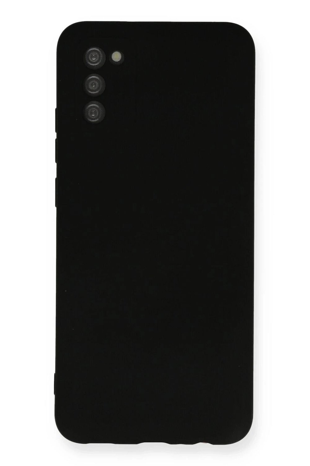 Mey İthalat®  Samsung Galaxy A03S Kılıf Nano içi Kadife Silikon - Siyah