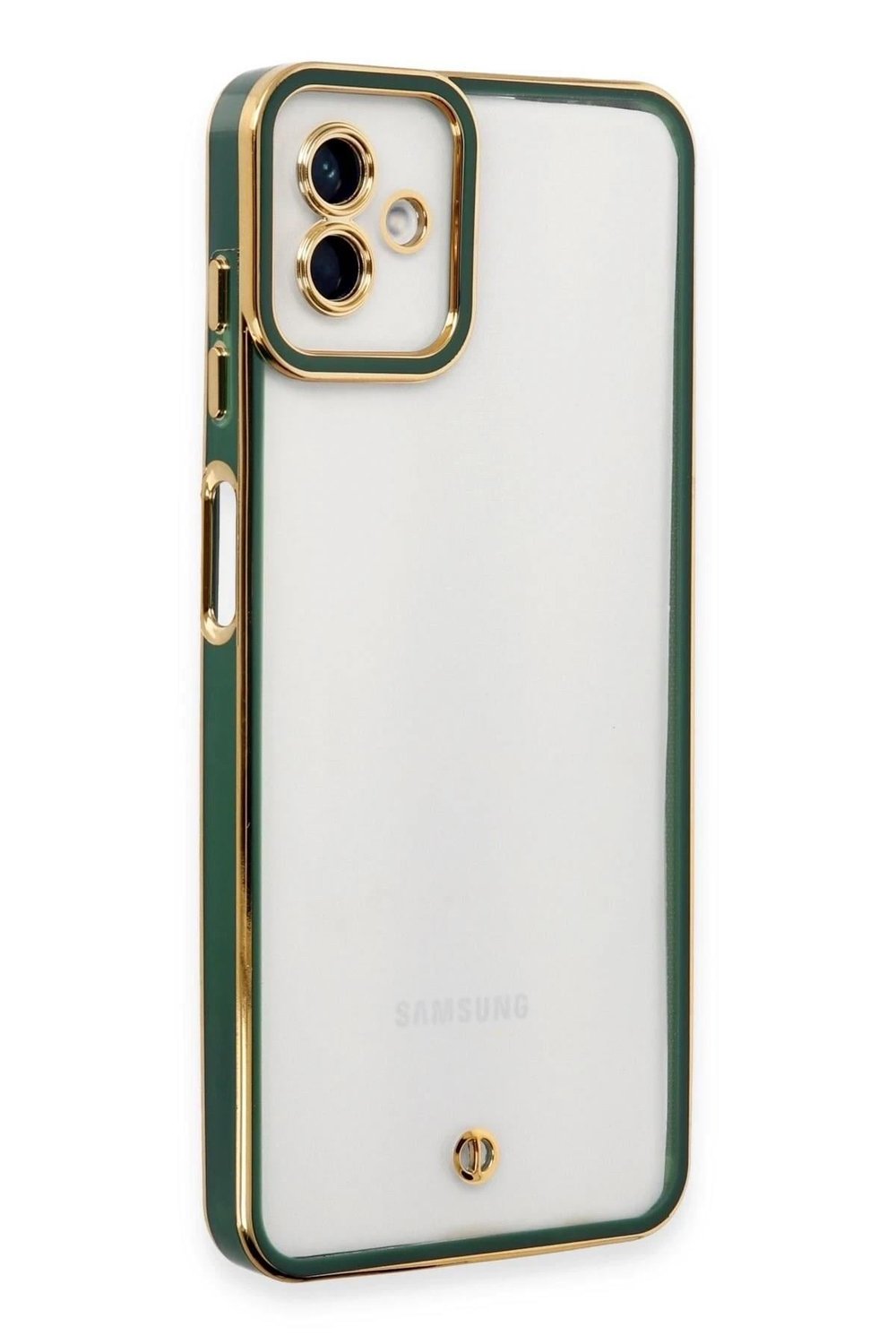 Mey İthalat®  Samsung Galaxy A04 Kılıf Liva Lens Silikon - Yeşil