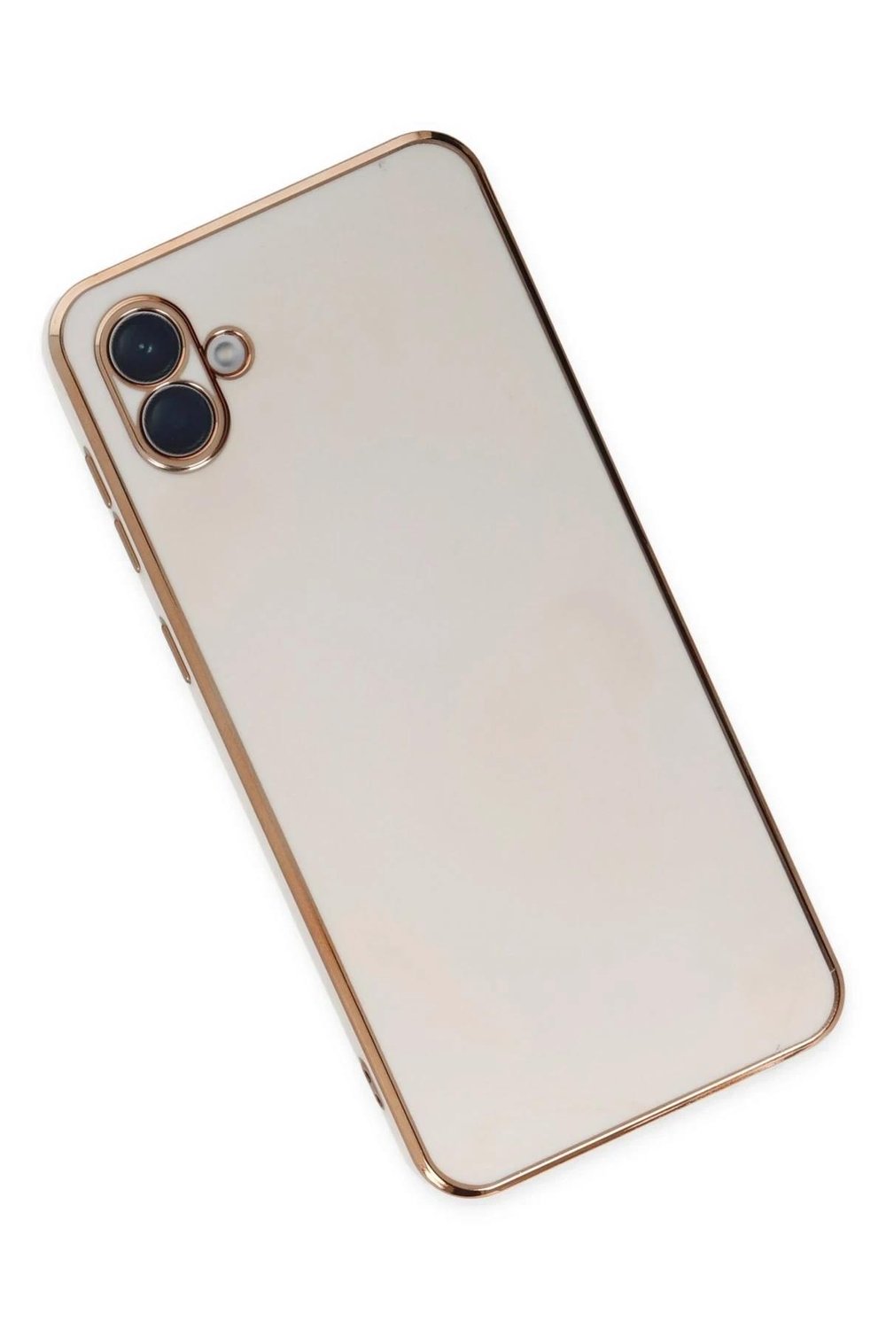 Mey İthalat®  Samsung Galaxy A04 Kılıf Volet Silikon - Beyaz