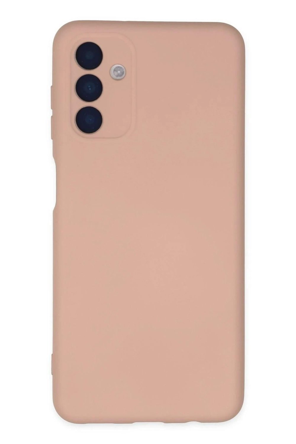 Mey İthalat®  Samsung Galaxy A04S Kılıf Nano içi Kadife Silikon - Pudra