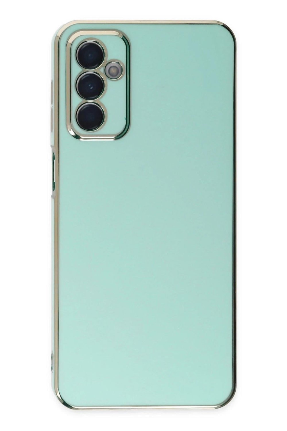 Mey İthalat®  Samsung Galaxy A04S Kılıf Volet Silikon - Açık Yeşil