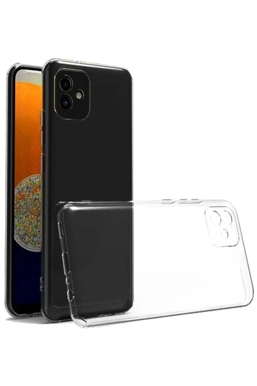 Mey İthalat®  Samsung Galaxy A05 Kılıf Lüx Şeffaf Silikon