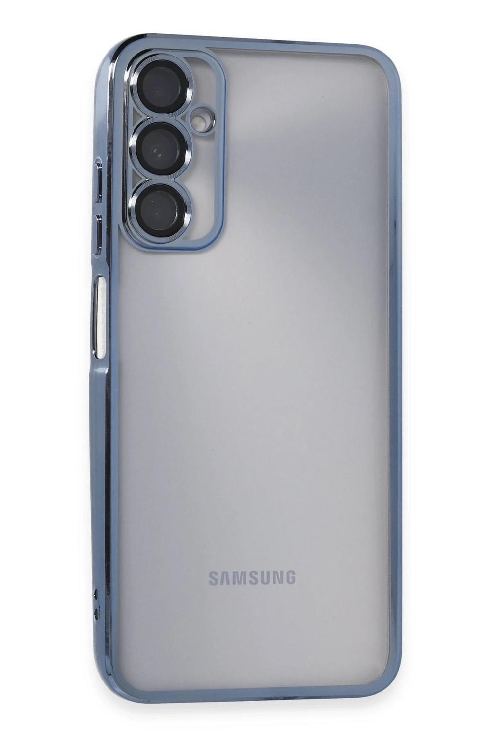 Mey İthalat®  Samsung Galaxy A05S Kılıf  Lensli Silikon - Açık Mavi