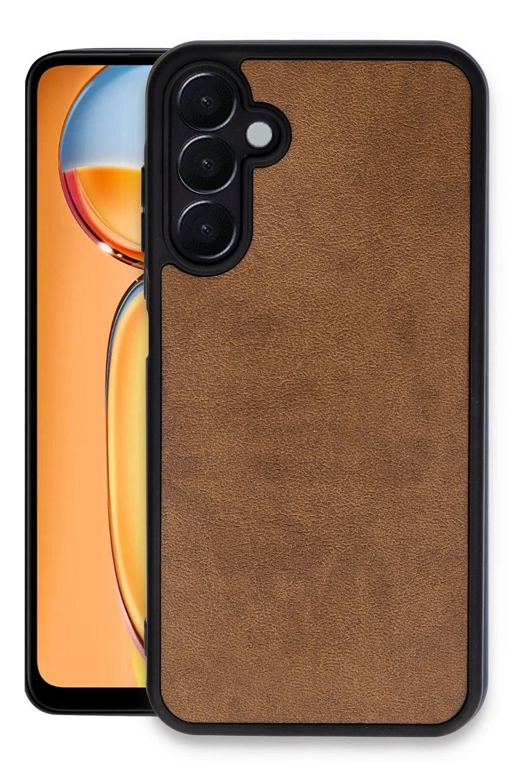 Mey İthalat®  Samsung Galaxy A05S Kılıf Aras Deri Kapak - Taba