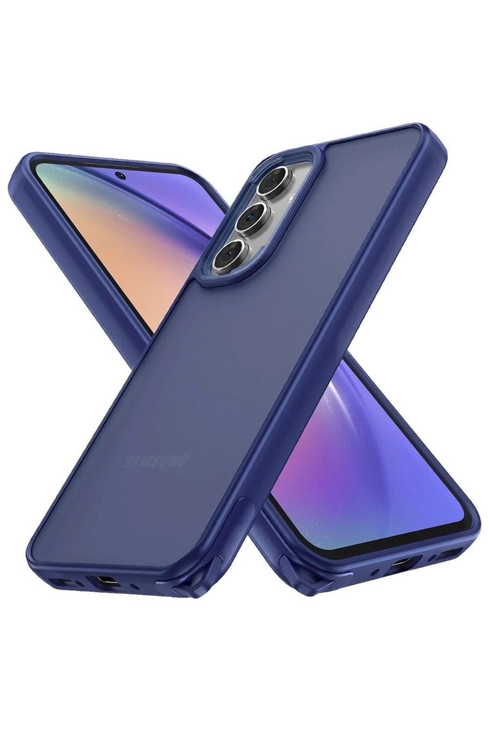 Mey İthalat®  Samsung Galaxy A05S Kılıf Elegant Kapak - Lacivert