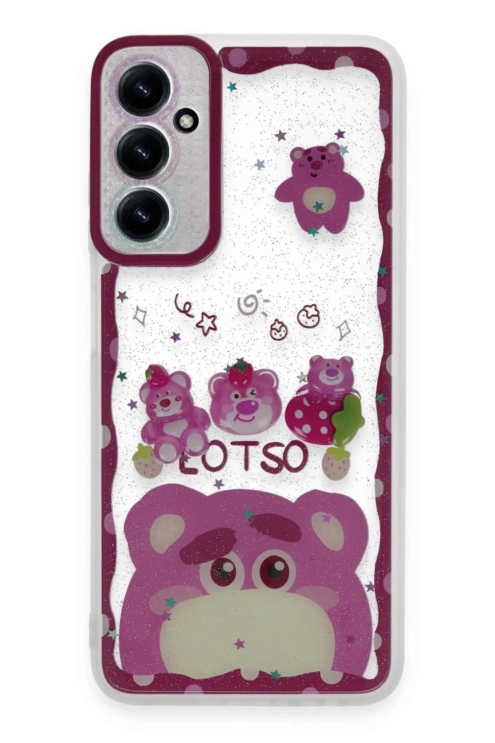 Mey İthalat®  Samsung Galaxy A05S Kılıf Sweet Desenli Silikon Kapak - Pembe