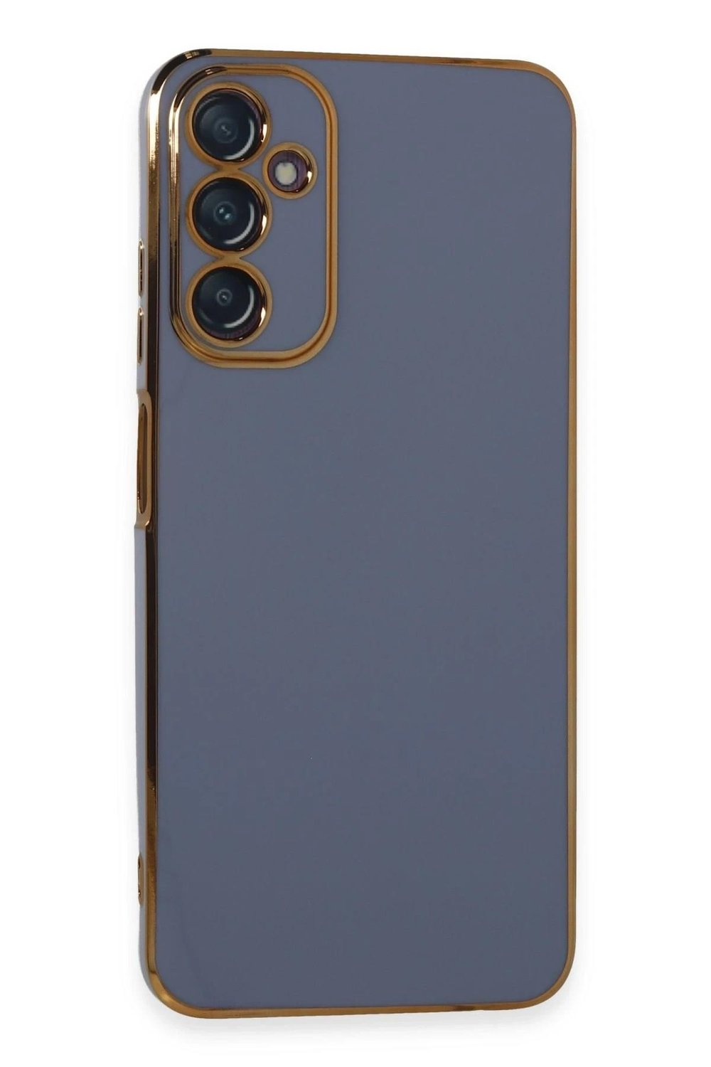 Mey İthalat®  Samsung Galaxy A05S Kılıf Volet Silikon - Mavi