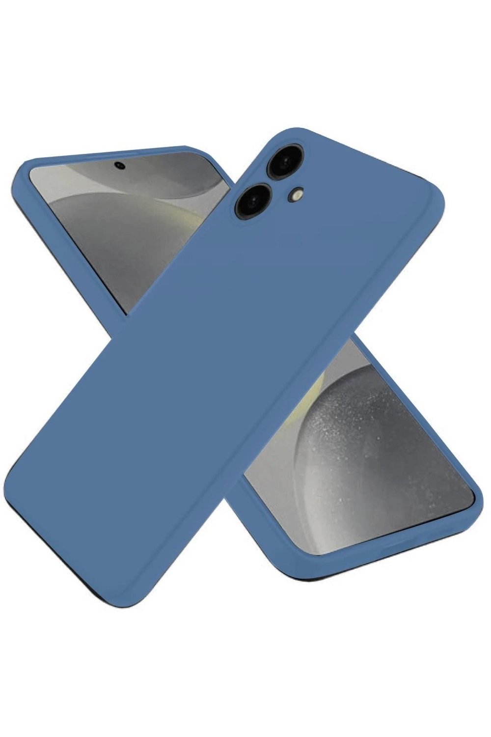 Mey İthalat®  Samsung Galaxy A06 Kılıf First Silikon - Mavi