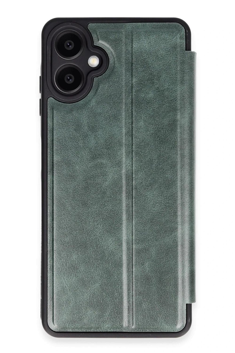 Mey İthalat®  Samsung Galaxy A06 Kılıf Flip Cover - Koyu Yeşil