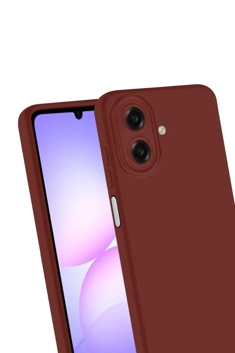 Mey İthalat®  Samsung Galaxy A07 4G First Silikon - Bordo