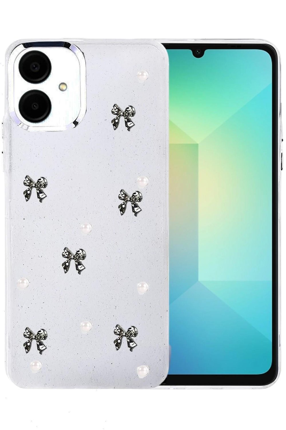Mey İthalat®  Samsung Galaxy A07 4G Fiyonk Desenli Kapak - Desen 8