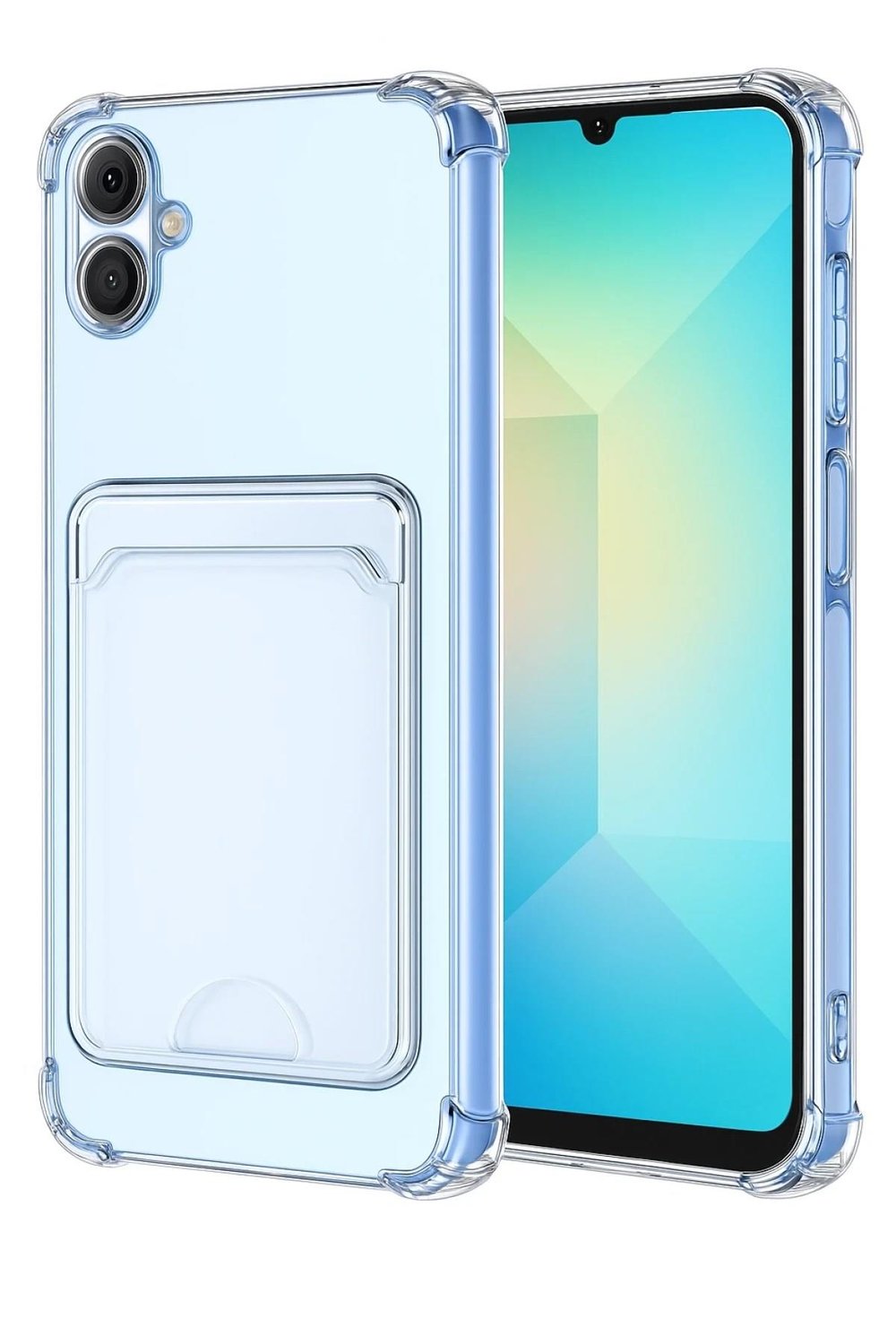 Mey İthalat®  Samsung Galaxy A07 4G Kart Şeffaf Silikon - Şeffaf