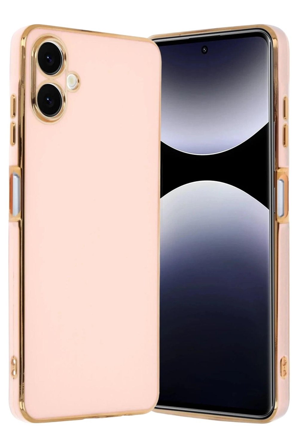 Mey İthalat®  Samsung Galaxy A07 4G Volet Silikon - Pembe