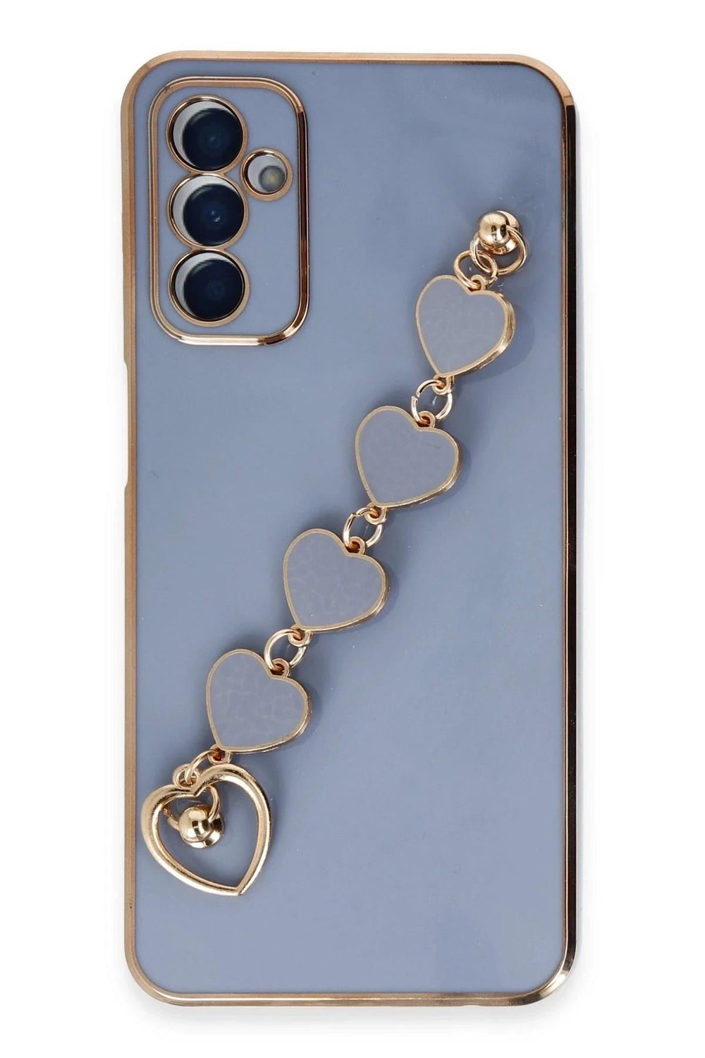 Mey İthalat®  Samsung Galaxy A14 4G Kılıf Esila Silikon - Gri
