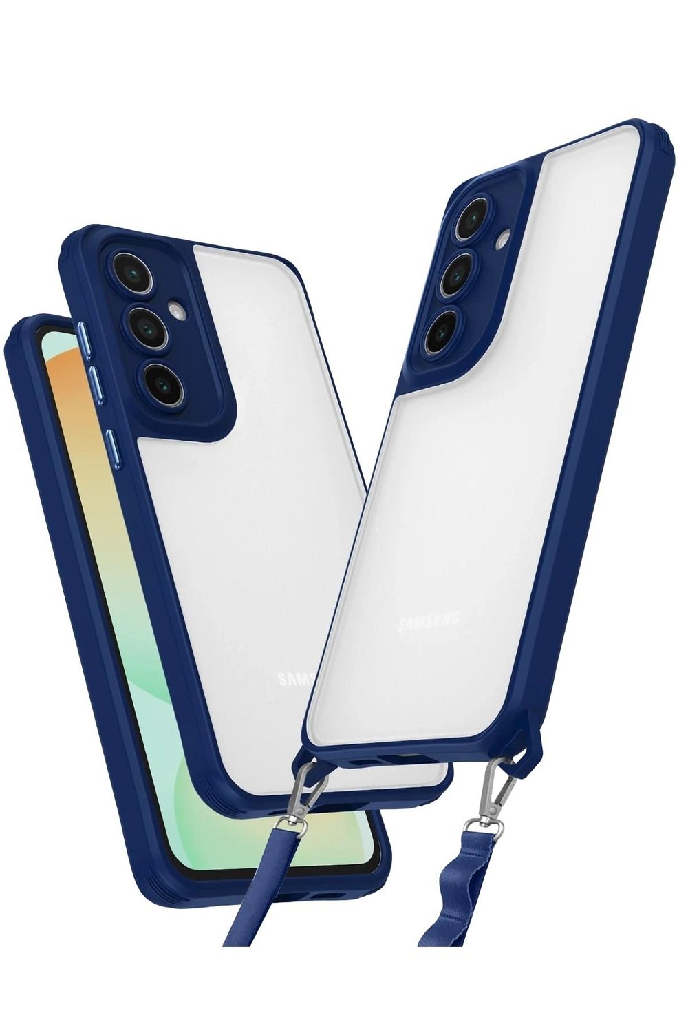 Mey İthalat®  Samsung Galaxy A14 4G Kılıf Penta Silikon Kılıf - Lacivert